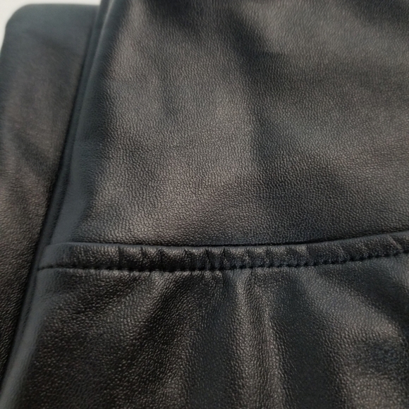 Agnes & Dora Faux Leather Leggings Black, Size Small - Picture 5 of 8